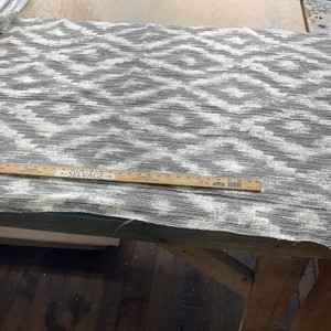 Bella Dura Home Performance Jacquard Adessi Charcoal | Heavyweight Outdoor, Jacquard Fabric | Home Decor Fabric | 56" Wide