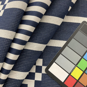 Bella Dura Home Performance Pep Rally Deep Sea | Heavyweight Outdoor, Jacquard Fabric | Home Decor Fabric | 57" Wide