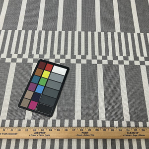 Bella Dura Home Performance Pep Rally Pewter | Heavyweight Outdoor, Jacquard Fabric | Home Decor Fabric | 57" Wide