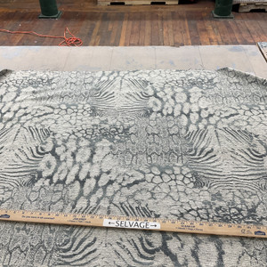 Swavelle Wild Jungle Skin Chenille Atlantic | Heavyweight Chenille Fabric | Home Decor Fabric | 58" Wide