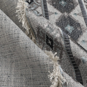 Swavelle Rustic Refined Embroidered Woven Lake | Medium Weight Woven Fabric | Home Decor Fabric | 53" Wide