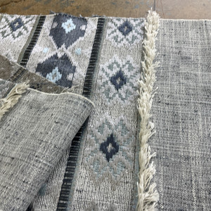 Swavelle Rustic Refined Embroidered Woven Lake | Medium Weight Woven Fabric | Home Decor Fabric | 53" Wide