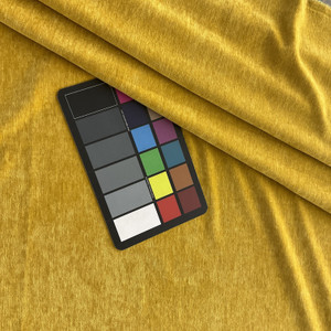 Europatex St. Tropez Double-Sided Chenille 25 Gold | Medium/Heavyweight Chenille Fabric | Home Decor Fabric | 57" Wide