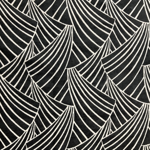 Comersan Fabrics Franklin Chenille Black | Medium/Heavyweight Chenille Fabric | Home Decor Fabric | 55" Wide