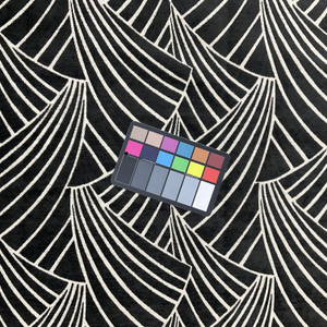 Comersan Fabrics Franklin Chenille Black | Medium/Heavyweight Chenille Fabric | Home Decor Fabric | 55" Wide