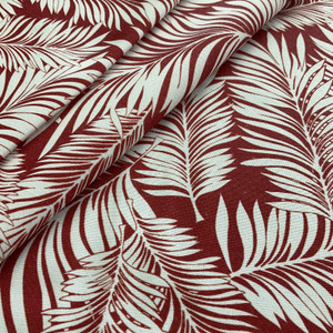 Comersan Fabrics Acuario Duck Red/White | Lightweight Duck Fabric | Home Decor Fabric | 55" Wide