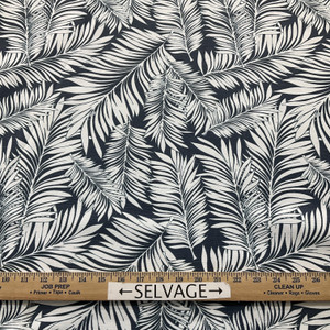 Comersan Fabrics Acuario Duck Navy/White | Lightweight Duck Fabric | Home Decor Fabric | 55" Wide