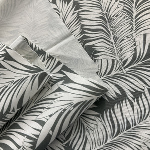 Gray/White Comersan Fabrics Acuario Duck Grey/White | Lightweight Duck Fabric | Home Decor Fabric | 55" Wide