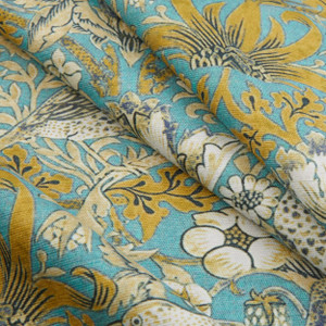 Comersan Fabrics Vivaldi Duck Blue | Lightweight Duck Fabric | Home Decor Fabric | 55" Wide