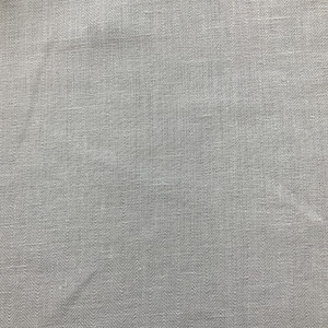 Number One Textiles Herringbone Linen Cream | Medium/Heavyweight Linen Fabric | Home Decor Fabric | 54" Wide