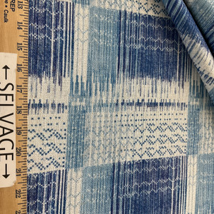 Light Blue Modern Coastal Marcel Vapor Light Blue | Heavyweight Woven Fabric | Home Decor Fabric | 54" Wide