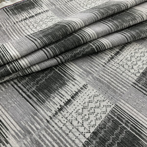 Gray Modern Coastal Marcel Donegal Woven Grey | Heavyweight Woven Fabric | Home Decor Fabric | 54" Wide