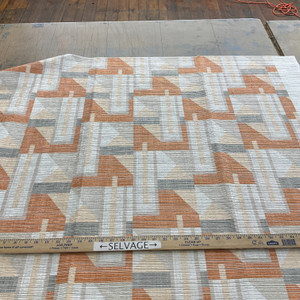 Global Geos Latitude HiLo Velvet Coral | Heavyweight Velvet Fabric | Home Decor Fabric | 54" Wide