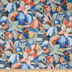 Crafted Artisan Eclectic Floral Donegal Woven Multi | Heavyweight Woven Fabric | Home Decor Fabric | 54" Wide