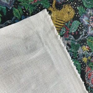 Crafted Artisan Kira Donegal Woven Black | Heavyweight Woven Fabric | Home Decor Fabric | 54" Wide