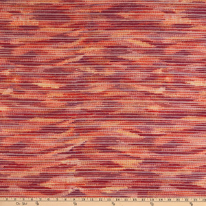 Crafted Artisan Upside HiLo Velvet Red Orange | Heavyweight Velvet Fabric | Home Decor Fabric | 54" Wide