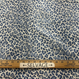 Modern Coastal Russo Twill Chambray Blue | Medium Weight Twill Fabric | Home Decor Fabric | 54" Wide