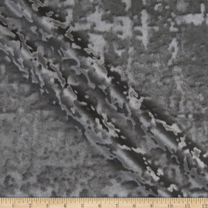 118" Allendale Abstract Embroidered Velvet Silver | Medium/Heavyweight Velvet Fabric | Home Decor Fabric | 118" Wide