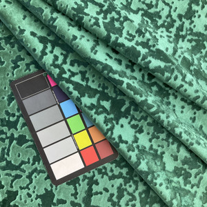 118" Allendale Abstract Crushed Velvet Forest | Medium/Heavyweight Velvet Fabric | Home Decor Fabric | 118" Wide