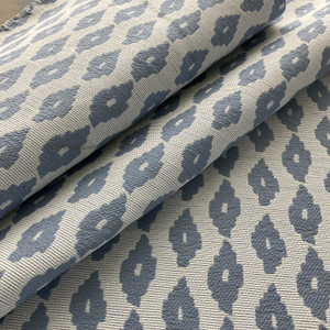 InsideOut Indoor/Outdoor Performance Coastal Lattimore Woven Sky | Very Heavyweight Outdoor, Jacquard Fabric | Home Decor Fabric | 58" Wide
