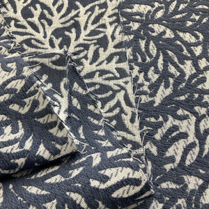 InsideOut Indoor/Outdoor Performance Coastal Cote Jacquard Cadet | Very Heavyweight Jacquard, Outdoor Fabric | Home Decor Fabric | 55" Wide