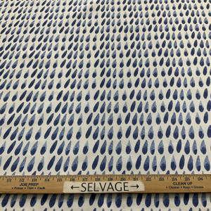 Terrasol Outdoor Rain Indigo | Medium Weight Outdoor Fabric | Home Decor Fabric | 54" Wide