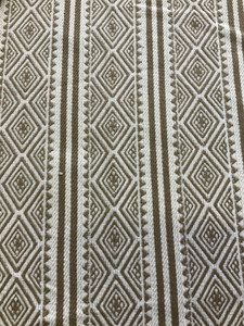 Laura & Kiran Bedouin Stripe Woven Sand | Medium/Heavyweight Woven Fabric | Home Decor Fabric | 56" Wide