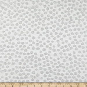 Covington Metallic Hepburn Jacquard Crystal | Lightweight Woven, Jacquard Fabric | Home Decor Fabric | 56" Wide