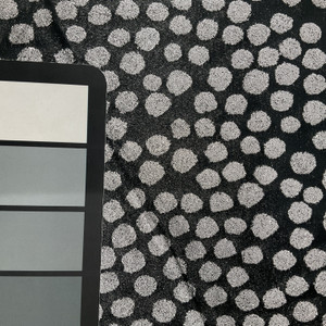 Covington Metallic Hepburn Jacquard Granite | Lightweight Woven, Jacquard Fabric | Home Decor Fabric | 56" Wide