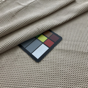 Glass Waffle Micro Fiber Tan | Absorbent Towel Fabric | Poly/Polyamide | Mook Fabrics | 60" Wide | By the Yard