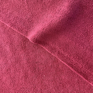Micro Fiber Solid Maroon | Absorbent Towel Fabric | Poly/Nylon | Mook Fabrics | 60" Wide | By the Yard