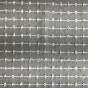 PKL Studio Woven Loops Embroidered Duck Twine | Heavyweight Duck Fabric | Home Decor Fabric | 54" Wide