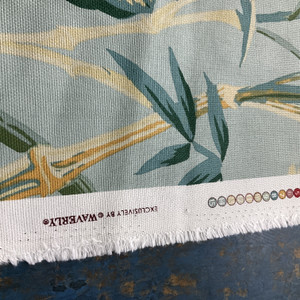 Waverly Your Grace Floral Duck Lagoon | Medium Weight Duck Fabric | Home Decor Fabric | 54" Wide