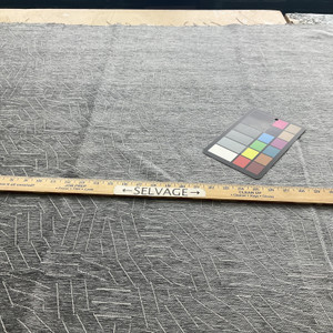 PKL Studio Dashboard Woven Chenille Charcoal | Heavyweight Woven, Chenille Fabric | Home Decor Fabric | 54" Wide