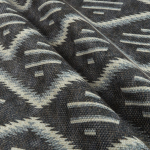 PKL Studio Modern Heirloom Basketweave Noir | Medium/Heavyweight Basketweave Fabric | Home Decor Fabric | 54" Wide