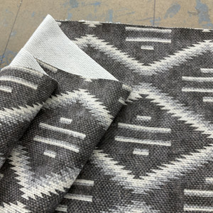 PKL Studio Modern Heirloom Basketweave Noir | Medium/Heavyweight Basketweave Fabric | Home Decor Fabric | 54" Wide