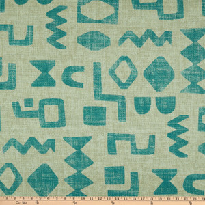 PKL Studio Secret Code Basketweave Aegean | Medium/Heavyweight Basketweave Fabric | Home Decor Fabric | 54" Wide