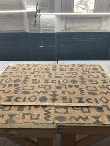 PKL Studio Secret Code Basketweave Teak | Medium/Heavyweight Basketweave Fabric | Home Decor Fabric | 54" Wide