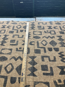 PKL Studio Secret Code Basketweave Teak | Medium/Heavyweight Basketweave Fabric | Home Decor Fabric | 54" Wide