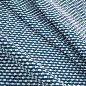 PKL Studio Embroidered Woven Breuer Marine | Heavyweight Woven Fabric | Home Decor Fabric | 54" Wide