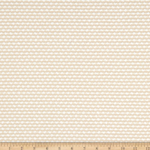 PKL Studio Embroidered Woven Breuer Parchment | Heavyweight Woven Fabric | Home Decor Fabric | 54" Wide