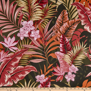 STOF France Nimba Satin Rose | Medium Weight Satin Fabric | Home Decor Fabric | 55" Wide