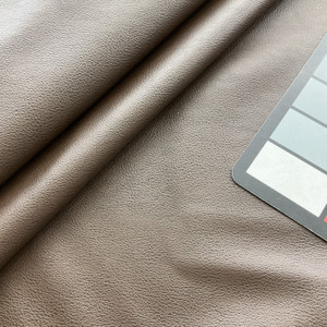 ABBEYSHEA Guardian 88 in Tobacco | Faux Leather Vinyl Fabric | Dark Brown |  55" Wide | By the Yard