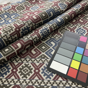 Artistry Tribal Southwest Fernando Woven Merlot | Home Decor Fabric | 58" Wide
