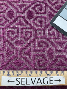 Sustain Performance Hullskin Woven Raspberry | Home Decor Fabric | 56.25" Wide