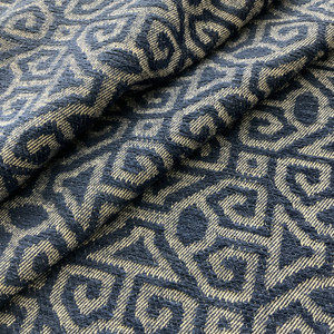 Sustain Performance Hullskin Woven Indigo | Home Decor Fabric | 56.25" Wide