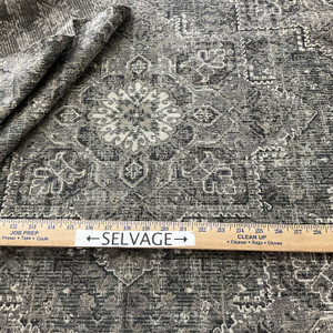 Swavelle Riggs Woven Chenille Slate | Home Decor Fabric | 56.5" Wide