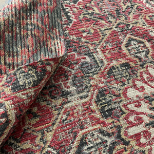 Swavelle Riggs Woven Chenille Ruby | Home Decor Fabric | 56.5" Wide