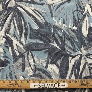 Bella Dura Home Indoor/Outdoor Performance Tropique Woven Lapis | Home Decor Fabric | 53.5" Wide