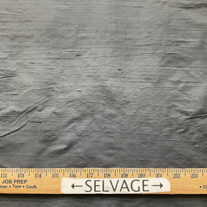 Dupioni Silk Fabric Greystone | Lightweight Dupioni Fabric | Home Decor Fabric | 54" Wide